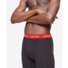 imageCalvin Klein Mens Cotton Stretch 3Pack Boxer BriefBlack Bodies W Aspen  Berry Sangria  Lake Crest Blue Wbs