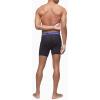 imageCalvin Klein Mens Cotton Stretch 3Pack Boxer BriefBlack Bodies W Hemisphere Blue  Direct Green  Blue Flannel