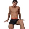 imageCalvin Klein Mens Micro Stretch 3pack Boxer BriefBlack Bodies W Asphalt Grey  Mudstone  Acid Orange