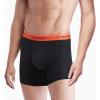 imageCalvin Klein Mens Micro Stretch 3pack Boxer BriefBlack Bodies W Asphalt Grey  Mudstone  Acid Orange
