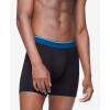 imageCalvin Klein Mens Micro Stretch 3pack Boxer BriefBlack Bodies W Cobalt Sapphire  Spring  Distorted Blue