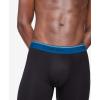 imageCalvin Klein Mens Micro Stretch 3pack Boxer BriefBlack Bodies W Cobalt Sapphire  Spring  Distorted Blue