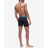 imageCalvin Klein Mens Micro Stretch 3pack Boxer BriefBlack Bodies W Cobalt Sapphire  Spring  Distorted Blue