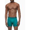 imageCalvin Klein Mens Micro Stretch 3pack Boxer BriefCobalt Sapphire  Spring  Distorted Blue