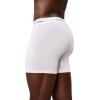 imageCalvin Klein mens Icon Cotton Stretch 3pack Boxer BriefGrey Heather  White  Black
