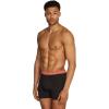 imageCalvin Klein mens Underwear Micro Stretch 3 Pack TrunkBlack B Rock Ridge  Fudge  Bruchetta Wbs