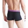 imageCalvin Klein mens Underwear Micro Stretch 3 Pack TrunkBlack Bodies W Ameythyst  Silver Birch  Midnight