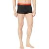 imageCalvin Klein mens Underwear Micro Stretch 3 Pack TrunkBlack Bodies W Asphalt Grey  Mudstone  Acid Orange