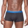 imageCalvin Klein mens Underwear Micro Stretch 3 Pack TrunkBlack Bodies W Polaris Blue  Aspen  Dove Wbs