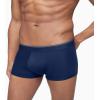 imageCalvin Klein mens Underwear Micro Stretch 3 Pack TrunkNew Navy  Artesian Blue  Blue Paradise
