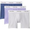 imageCalvin Klein mens Icon Cotton Stretch 3pack Boxer BriefVintage Indigo  Micro Chip  Lilac Quartz