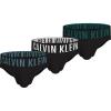 imageCalvin Klein mens Intense Power 3pack Hip BriefBlack Bodies W Aqua Bar  White  Brisk Blue Logos