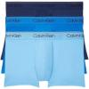 imageCalvin Klein mens Underwear Micro Stretch 3 Pack TrunkNew Navy  Artesian Blue  Blue Paradise