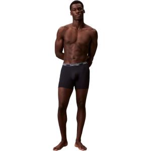 imageCalvin Klein Mens Micro Stretch 3pack Boxer BriefBlack  Turbulence  Griffin
