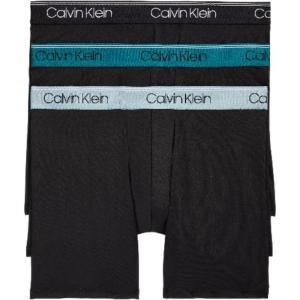 imageCalvin Klein Mens Micro Stretch 3pack Boxer BriefBlack Bodies W Black  Arona  Chesapeake Bay Wb