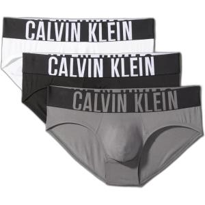 imageCalvin Klein mens Intense Power 3pack Hip BriefBlack  Grey Sky  White