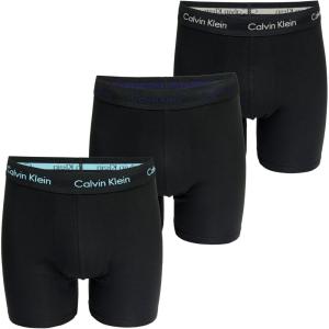 imageCalvin Klein mens Underwear Micro Stretch 3 Pack TrunkBlack B Cool Wtr  Gry Sand  Evn Bl Lgs