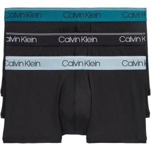 imageCalvin Klein mens Underwear Micro Stretch 3 Pack TrunkBlack Bodies W Black  Arona  Chesapeake Bay Wb