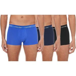imageCalvin Klein mens Underwear Micro Stretch 3 Pack TrunkBlue