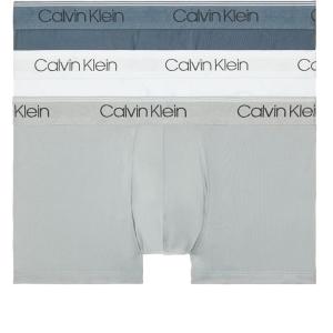 imageCalvin Klein mens Underwear Micro Stretch 3 Pack TrunkHemisphere Blue  Plein Air  Convoy