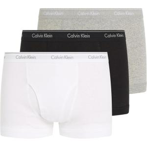 imageCalvin Klein mens Underwear Micro Stretch 3 Pack TrunkMulticolour BlackWhiteGrey Heather