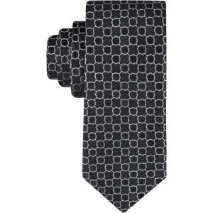 imageCalvin Klein Mens Black Solid and Pattern Neckties  Classic Dress Ties for Work Weddings ampamp Formal wearBlack Medallion