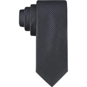 imageCalvin Klein Mens Black Solid and Pattern Neckties  Classic Dress Ties for Work Weddings ampamp Formal wearBlack Micro