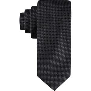 imageCalvin Klein Mens Black Solid and Pattern Neckties  Classic Dress Ties for Work Weddings ampamp Formal wearRed