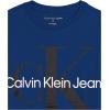 imageCalvin Klein Boys Short Sleeve Logo Crew Neck TShirt Soft Comfortable Relaxed FitClassic Mono Surf the Web