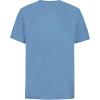 imageCalvin Klein Boys Short Sleeve Solid VNeck TShirt Soft Comfortable Relaxed FitBlue Heaven