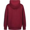 imageCalvin Klein boys Long Sleeve Full Zip Fleece HoodieImpact Cabernet