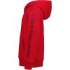 imageCalvin Klein boys Long Sleeve Pullover Fleece HoodieImpact Racing Red