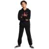 imageCalvin Klein boys Long Sleeve Pullover Fleece HoodieOld School Black