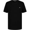 imageCalvin Klein Boys Short Sleeve Solid VNeck TShirt Soft Comfortable Relaxed FitClassic Black