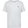 imageCalvin Klein Boys Short Sleeve Solid VNeck TShirt Soft Comfortable Relaxed FitClassic White