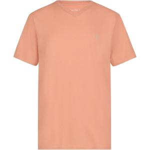 imageCalvin Klein Boys Short Sleeve Solid VNeck TShirt Soft Comfortable Relaxed FitClay