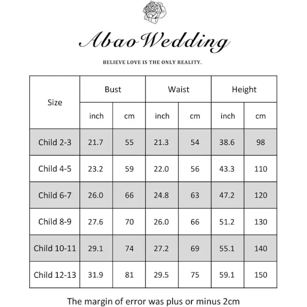 Abaowedding Flower Girls Tulle Chiffon Dresses Kids Wedding Party Pageant Ball GownsChampagne