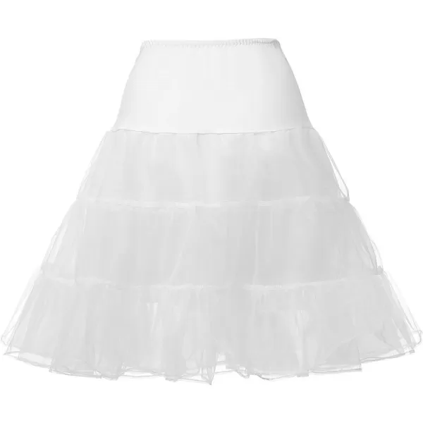 Abaowedding Flower Girls Hoopless Petticoat Crinoline Childs Tutu Underskirt SlipsLongwhite