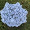 imageLace Floral Parasol Umbrella Decoration Wedding Bride Handmade Photography Prop Umbrella White