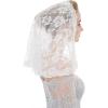imageAbaowedding Veil Lace Mantilla Catholic Church Chapel Veil Head Covering Latin Mass