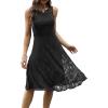 imageAbaowedding Womens Cocktail Dress Floral Lace Short Formal Wedding Bridal Gown
