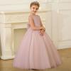 imageFlower Girl Dress for Wedding First Communion Dress Puffy Tulle Kids Pageant Ball GownsPink