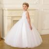 imageFlower Girl Dress for Wedding First Communion Dress Puffy Tulle Kids Pageant Ball GownsWhite