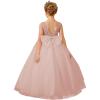 imageFlower Girl Dress for Wedding First Communion Dress Puffy Tulle Kids Pageant Ball GownsPink