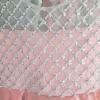 imageChristmas Flower Girl Dress Floor Length Button Draped Tulle Ball Gowns for KidsPink Sleeveless