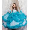 imageStunning VBack Luxury Pageant Tulle Ball Gowns for Girls 212 Year OldBlue