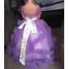imageStunning VBack Luxury Pageant Tulle Ball Gowns for Girls 212 Year OldPurple