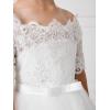 image:imageElegant Flower Girl Lace Beading First Communion Dress 212 Years OldAll White