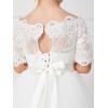 image:imageElegant Flower Girl Lace Beading First Communion Dress 212 Years OldAll White