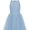 image:imageABaoWedding Halter Tulle Flower Girl Ball Gown Dress Kids FloorLength Formal Dress for WeddingBlue